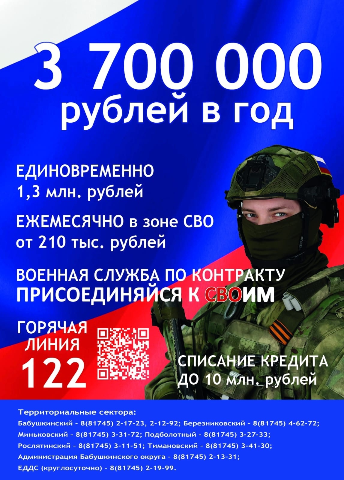 Военная служба по контракту.