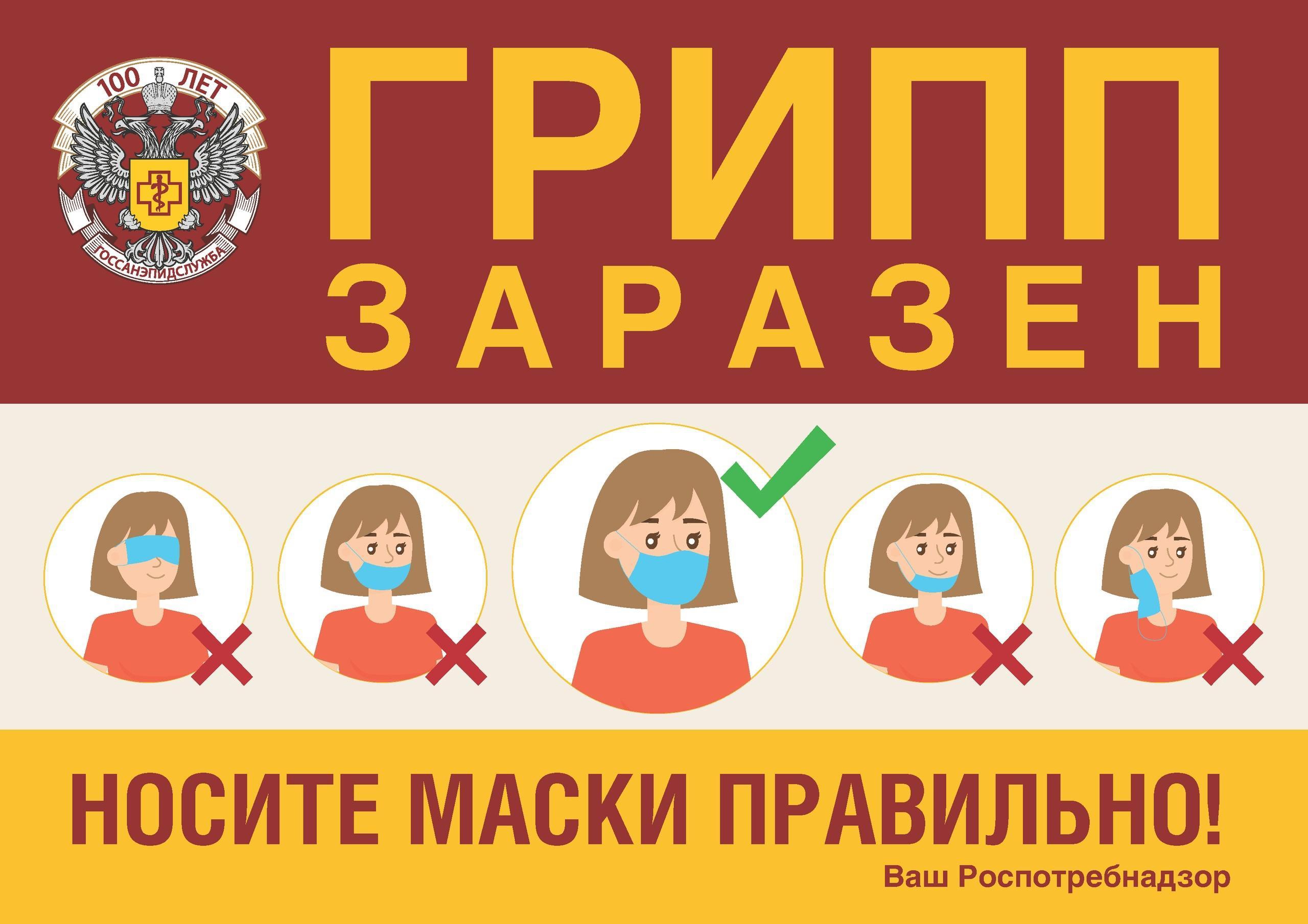 Уважаемые вологжане! В период сезонного роста респираторных заболеваний напоминаем о необходимости соблюдать меры профилактики.