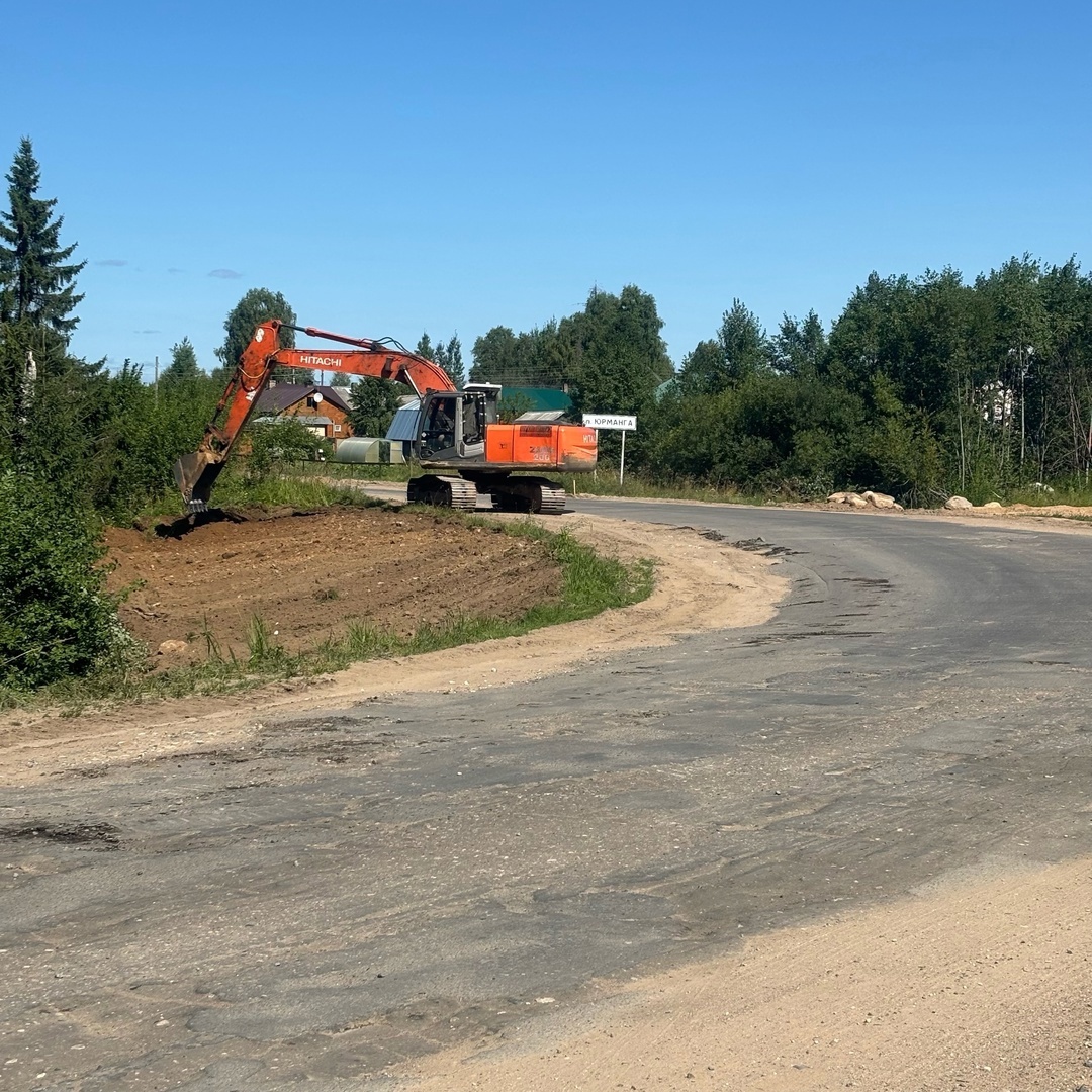 Отличные новости по ремонту подъезда к поселку Юрманга.