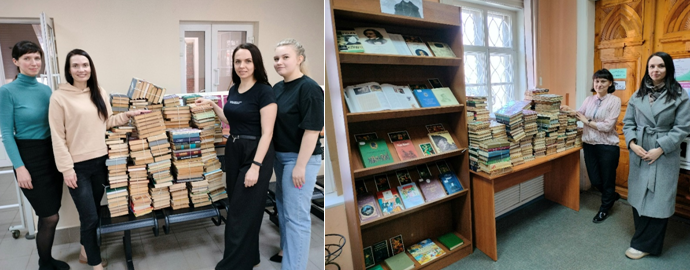 Более трехсот книг передали сотрудники Вологодского Росреестра библиотеке № 15 города Вологды. Более трехсот книг передали сотрудники Вологодского Росреестра библиотеке № 15 города Вологды.
