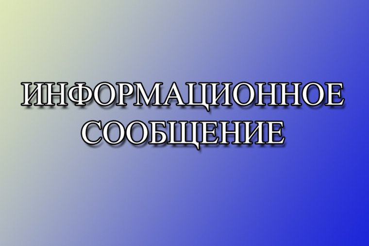 Информационное сообщение. Информационное сообщение.