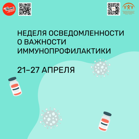 Неделя проводится в преддверии Всемирной недели иммунизации. Неделя проводится в преддверии Всемирной недели иммунизации.